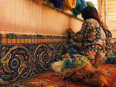 آموزش قالی بافی نقش و نگار