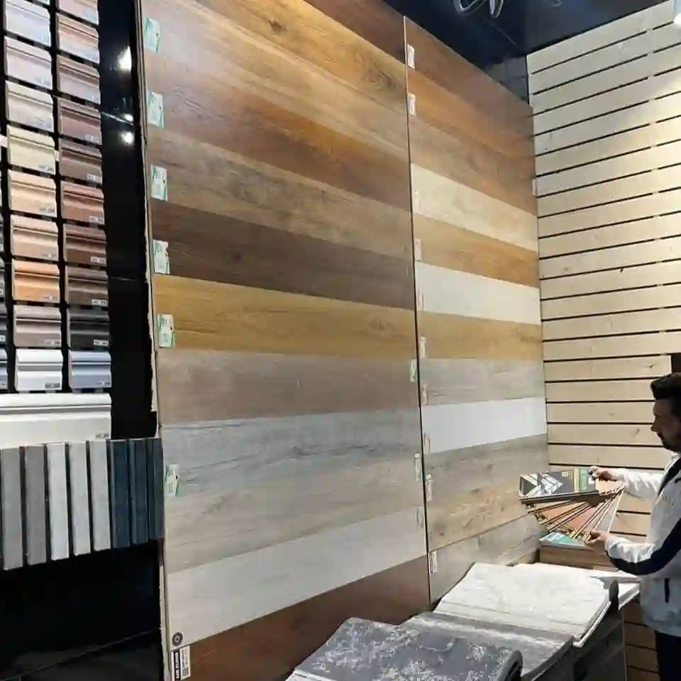  کاغذدیواری پارکت کفپوش دیوارپوش قرنیز